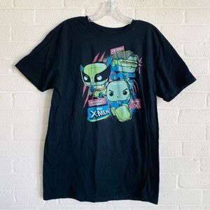 Pop! Tees Marvel Collector Corps X-Men 20th Anniversary T-Shirt Large Black